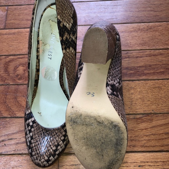 Python Nine West heels - Picture 5 of 6